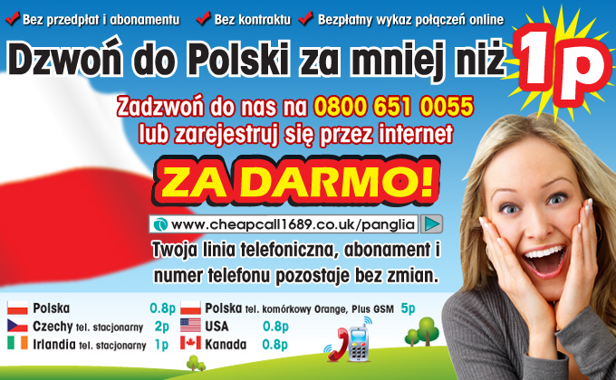 Jak najtaniej dzwoni do Polski z Anglii?